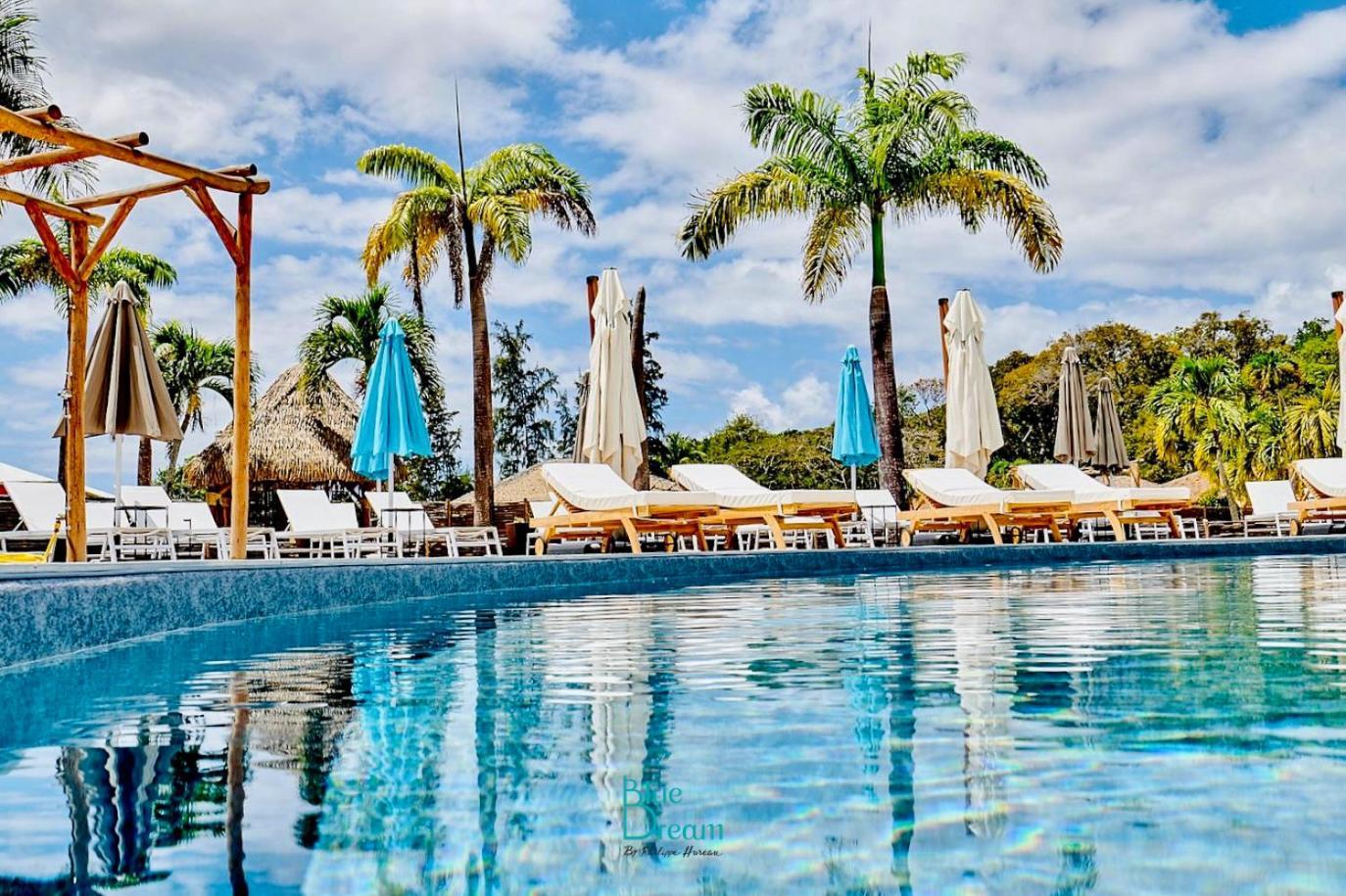 Le Kawan Nid: Beachside Retreat with Wi-Fi and Private Pool Grand-Bourg  Exterior photo